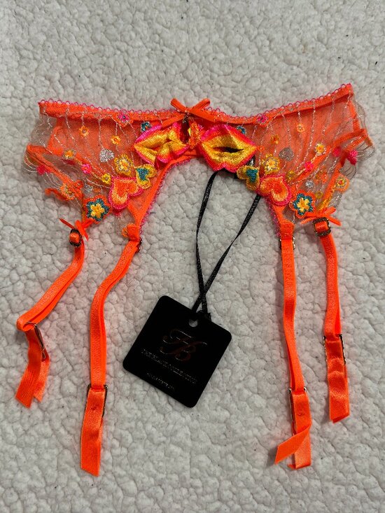 honey birdette dixie garter belt - Picture 1 of 5